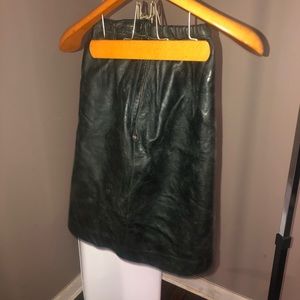 Vintage Women’s Leather Mini Dress